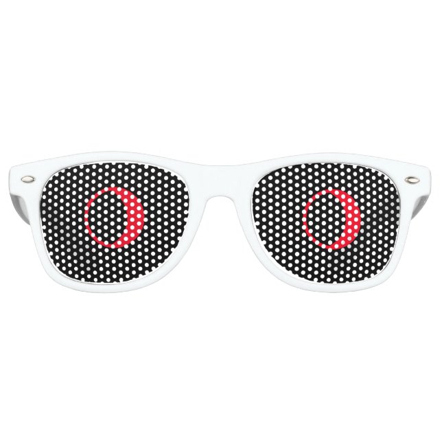 Vampire Eyes Cool Shades Christmas Party Glasses (Front)