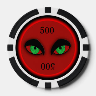 Vampire Eyes Poker Chips