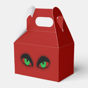 Vampire Eyes Red Halloween Favour Box