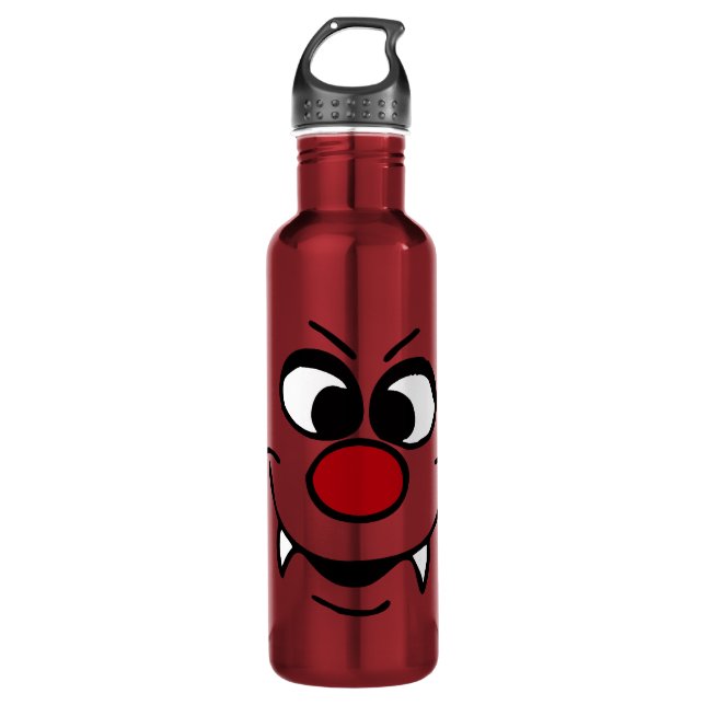 Vampire Face Grumpey 710 Ml Water Bottle (Front)