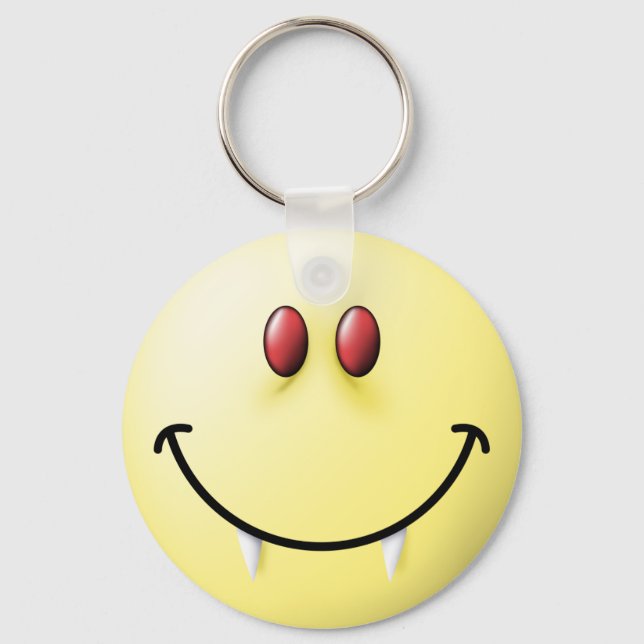 Vampire Face Key Ring (Front)