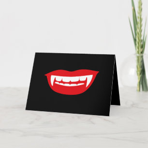 Vampire Fangs Card