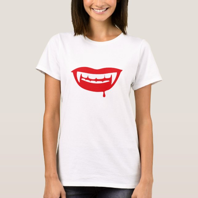 Vampire Fangs T-Shirt (Front)