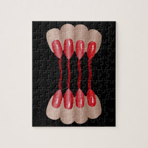 Vampire finger V.2 Jigsaw Puzzle