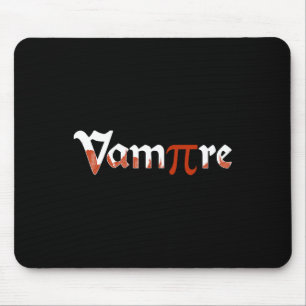 Vampire Funny Halloween Pi Day Joke Costume Math G Mouse Mat