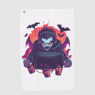 Vampire Gamer Golf Towel
