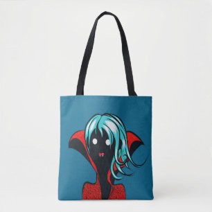 Vampire Girl Cartoon Whimsigoth Funny Goth Tote Bag