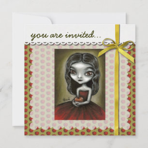 Vampire girl invitations