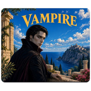 Vampire, Gothic Fantasy Monster Mouse Mat
