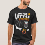 Vampire Halloween 8th Halloween Birthday Boy Girl T-Shirt<br><div class="desc">Makes a great baseball,  softball or teeball shirt.</div>