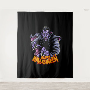 Vampire Halloween Backdrop Tapestry