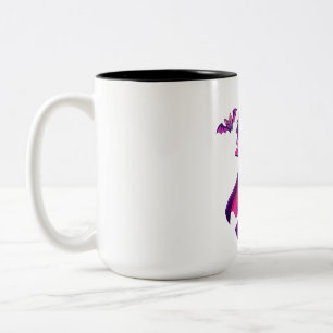 Vampire Halloween Candy Keeper Two-Tone Coffee Mug