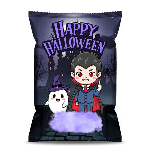 Vampire Halloween Chip Bag Wrappers Party Favours Notepad