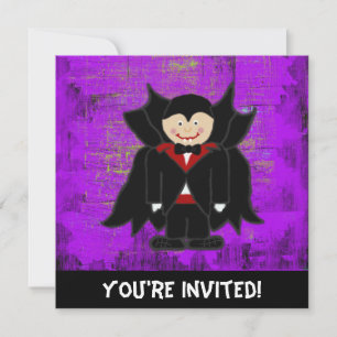 Vampire Halloween Invitation