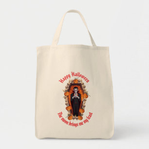 Vampire Halloween White Tote bag 🧛♂️🤍