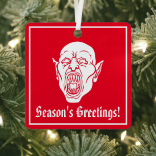 Vampire Horror Dracula Metal Tree Decoration