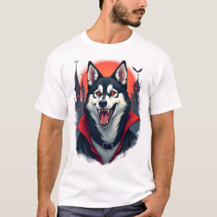 Vampire Husky Bite T-Shirt