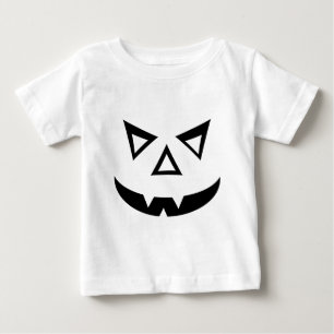 Vampire Jack-o-Lantern Face Baby T-Shirt