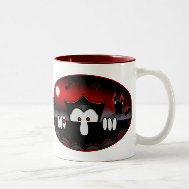 Vampire Kilroy Bats Mug (Right)