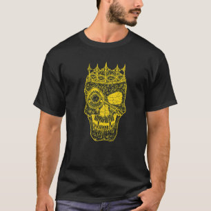 Vampire King Skull Heads Grunge Punk Metal T-Shirt