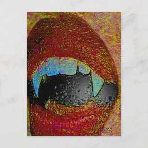 VAMPIRE KISS POSTCARD