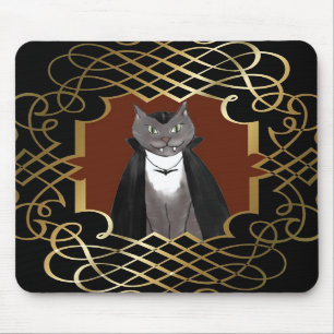 Vampire Kitty Portrait Mousepad