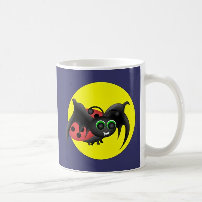 Vampire Ladybug Bat Mug (Right)