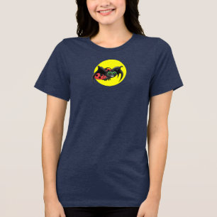Vampire Ladybug Bat T-Shirt Tri-Blend Shirt