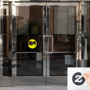 Vampire Ladybug Bat Window Cling