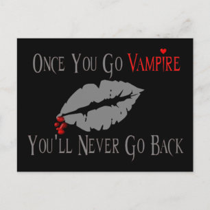 Vampire Love Postcard