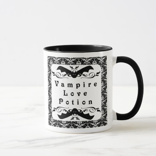 Vampire Love Potion Halloween Mug (Right)