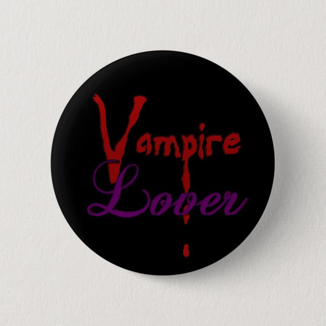 Vampire Lover 6 Cm Round Badge (Front)