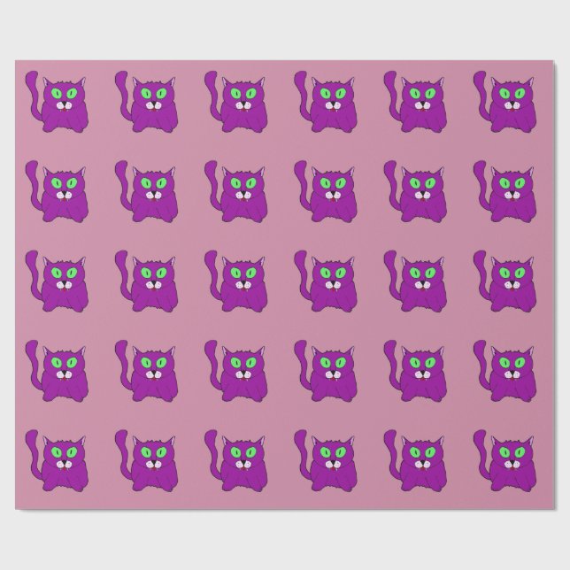 Vampire Mew Gift Wrap! Wrapping Paper (Flat)