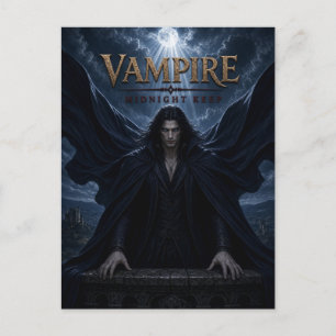 Vampire Midnight Keep Dark Cinema Postcard