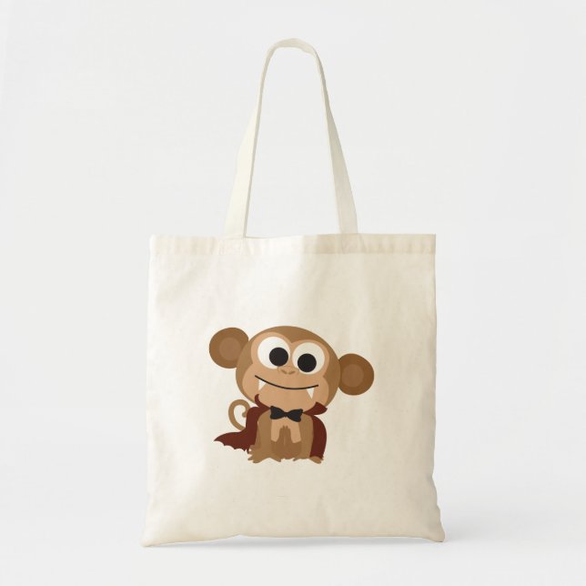 Vampire Monkey Tote Bag (Front)