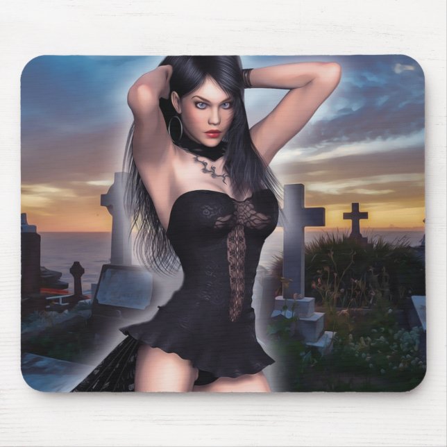 Vampire Mouse Mat (Front)