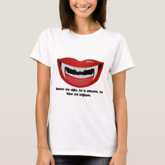 Vampire mouth with fangs and teeth T-Shirt