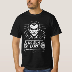 Vampire Mugshot – No Sun 1897  T-Shirt