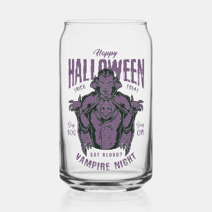 Vampire Night Halloween Glass – Purple Gothic