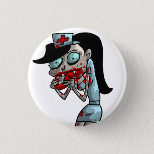 Vampire Nurse 3 Cm Round Badge