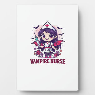 Vampire Nurse Shirt � Funny Halloween Medical Work Plaque