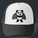 Vampire Panda Trucker Hat<br><div class="desc">This vampire panda is too cute! With his fangs and cape this design makes an excellent Halloween present or anyone who likes vampires. Great gift ideas here for your friends and family.</div>