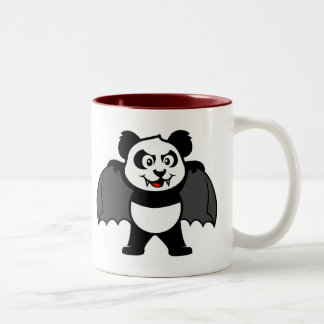Vampire Panda Two-Tone Coffee Mug