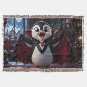 Vampire penguin blanket