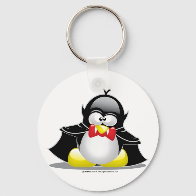 Vampire Penguin Key Ring (Front)