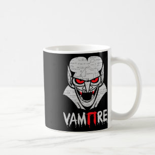 Vampire Pi Halloween Costume Funny Math Science Te Coffee Mug