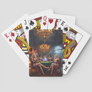 Vampire Poker Ghouls Just Wanna Have Fun Playing Cards