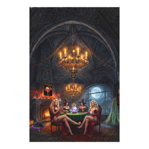 Vampire Poker Girls Just Wanna Have Fun Photo Print