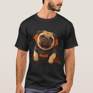 Vampire Pug 3D Pop-Out Halloween T-Shirt