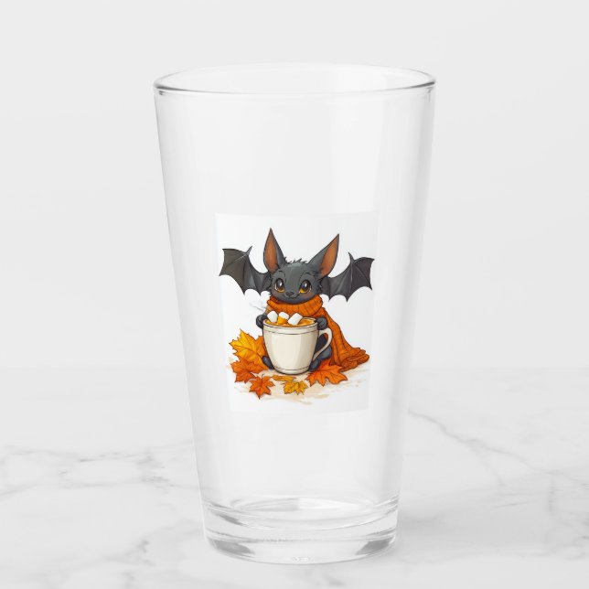 Vampire Pumpkin Latte Glass (Front)
